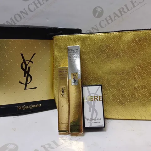 YVES SAINT LAURENT BEAUTY KIT TO INCLUDE MAKEUP AND EAU DE PARFUM