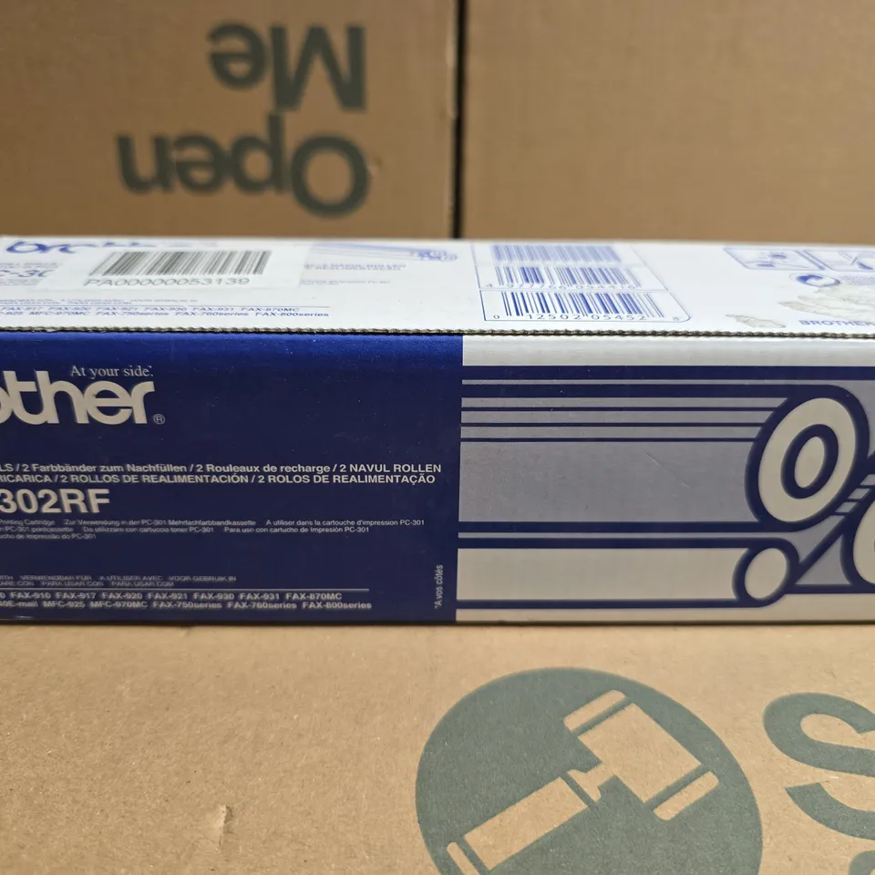3 X BOXED BROTHER PC-302RF TWIN PACK REFILL ROLLS 