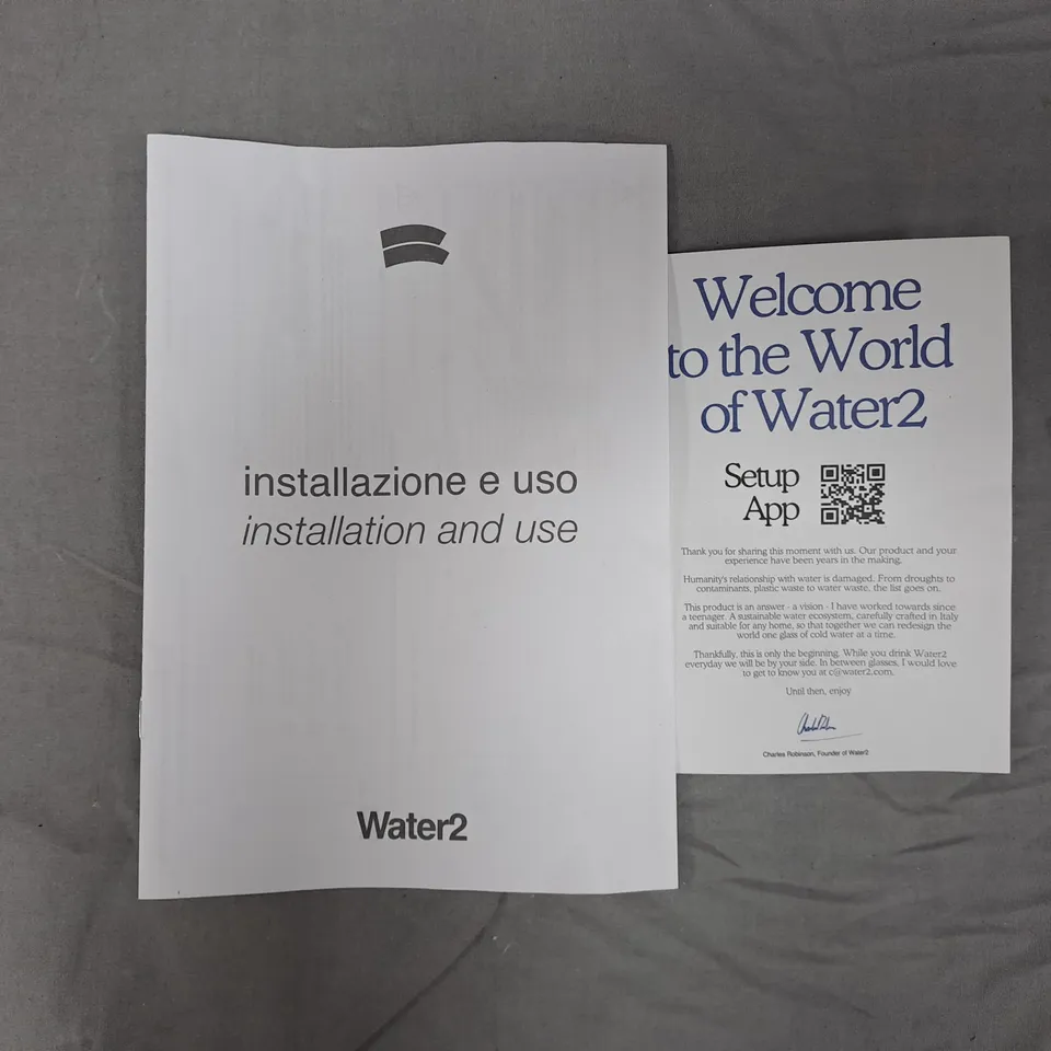 WATER2 HOME WATER DEVICE – BLUE UNIT WITH FITTINGS