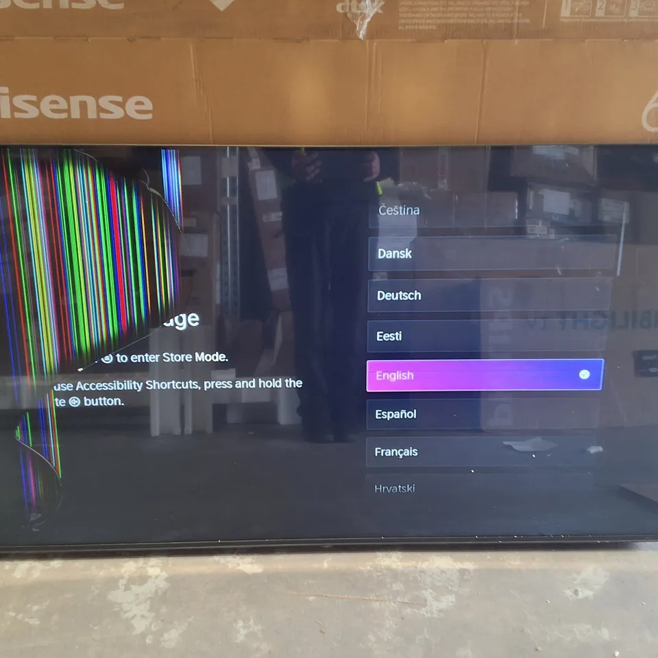 HISENSE 65" UHD 4K SMART TV- 65A6QTUK