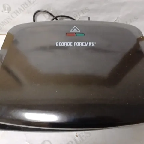 GEORGE FOREMAN MEDIUM REMOVABLE PLATES GRILL, BLACK [24330]