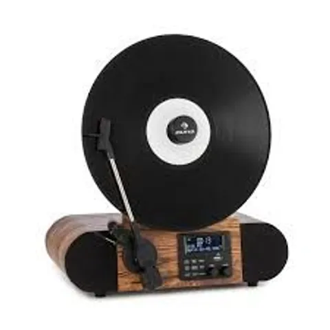 BOXED AUNA VERTICALO SE DAB RETRO TURNTABLE DAB+ FM TUNER 