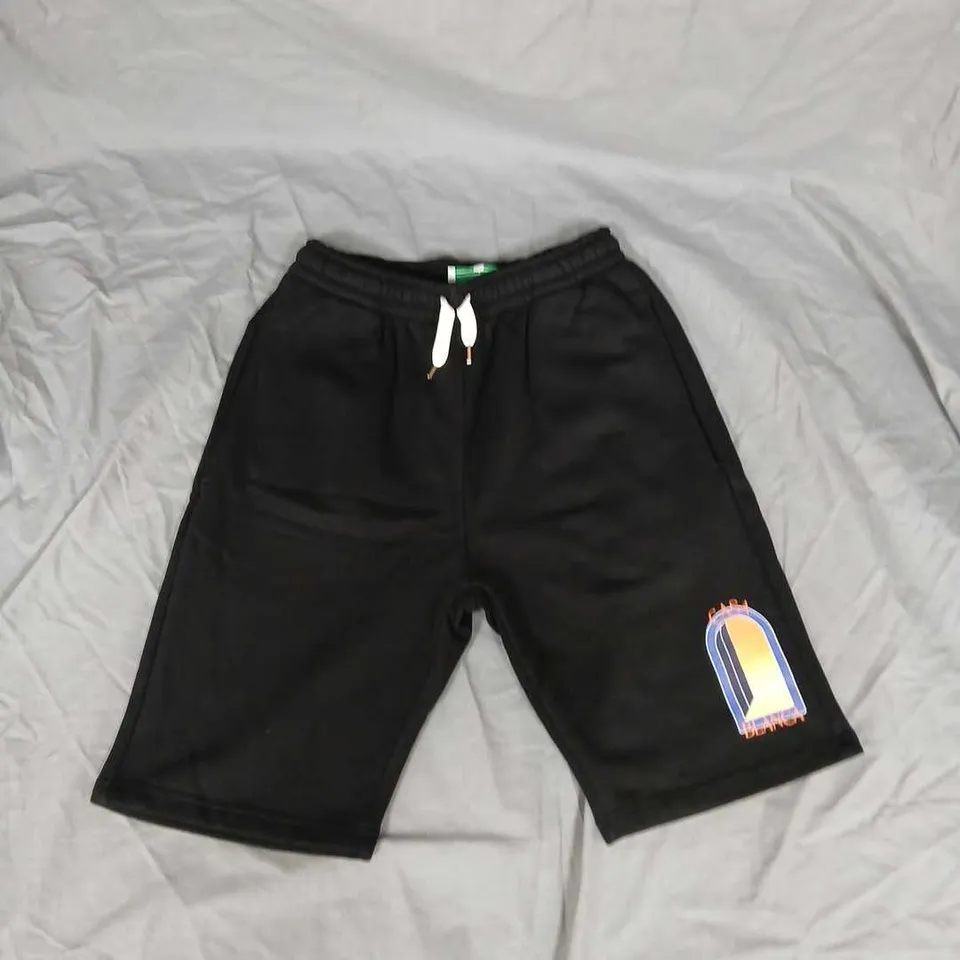 CASABLANCA TENNIS CLUB SHORTS – BLACK, SIZE M