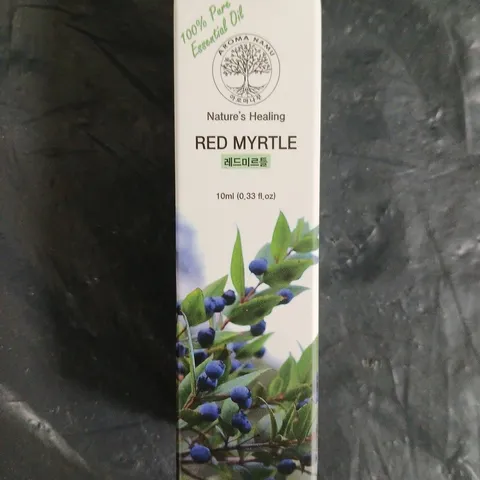 APPROXIMATELY 54 PCS AROMA NAMU RED MYRTLE ESSENTIAL OIL – 10ML – 100% ORGANIC