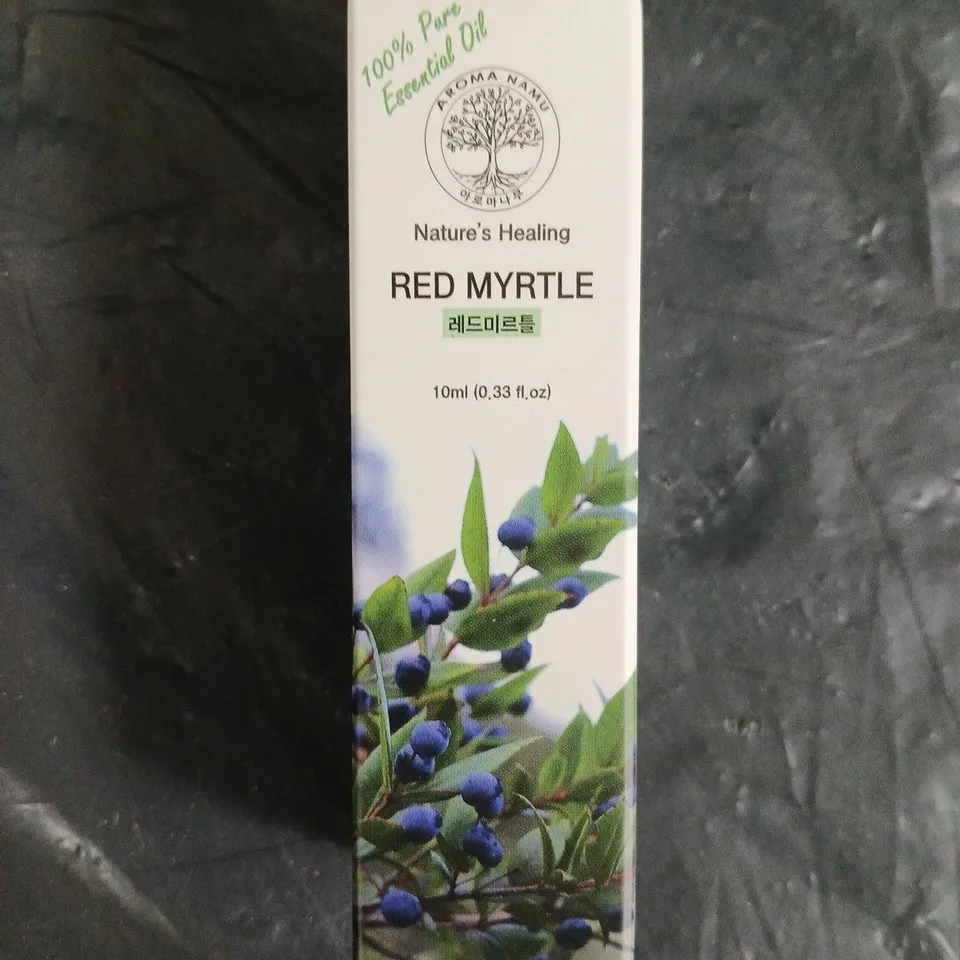 APPROXIMATELY 54 PCS AROMA NAMU RED MYRTLE ESSENTIAL OIL – 10ML – 100% ORGANIC