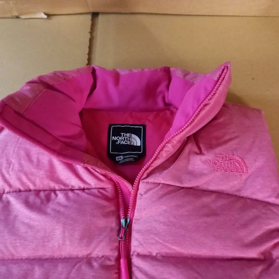 NORTH FACE WOMENS PINK GILET - M