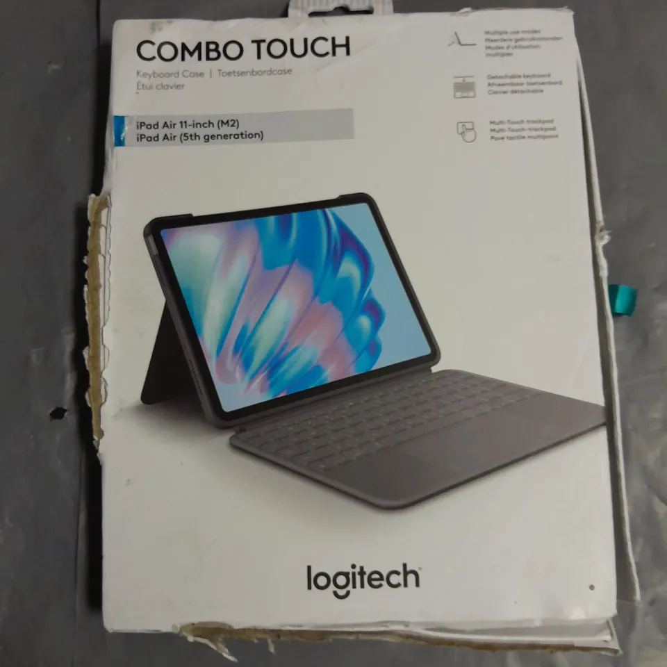 Logitech combo touch keyboard case - ipad air 11" 