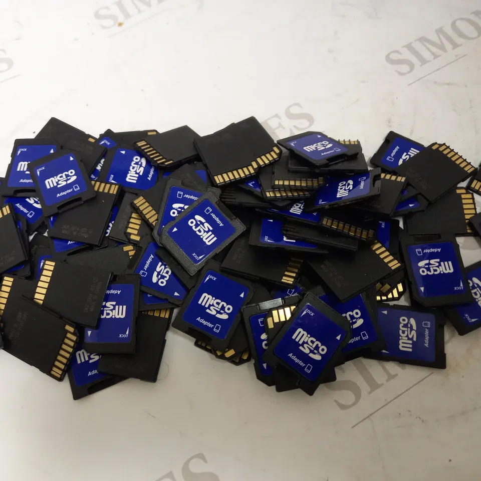 LOT OF APPROXIMATELY 90 MICRO SD ADAPTERS