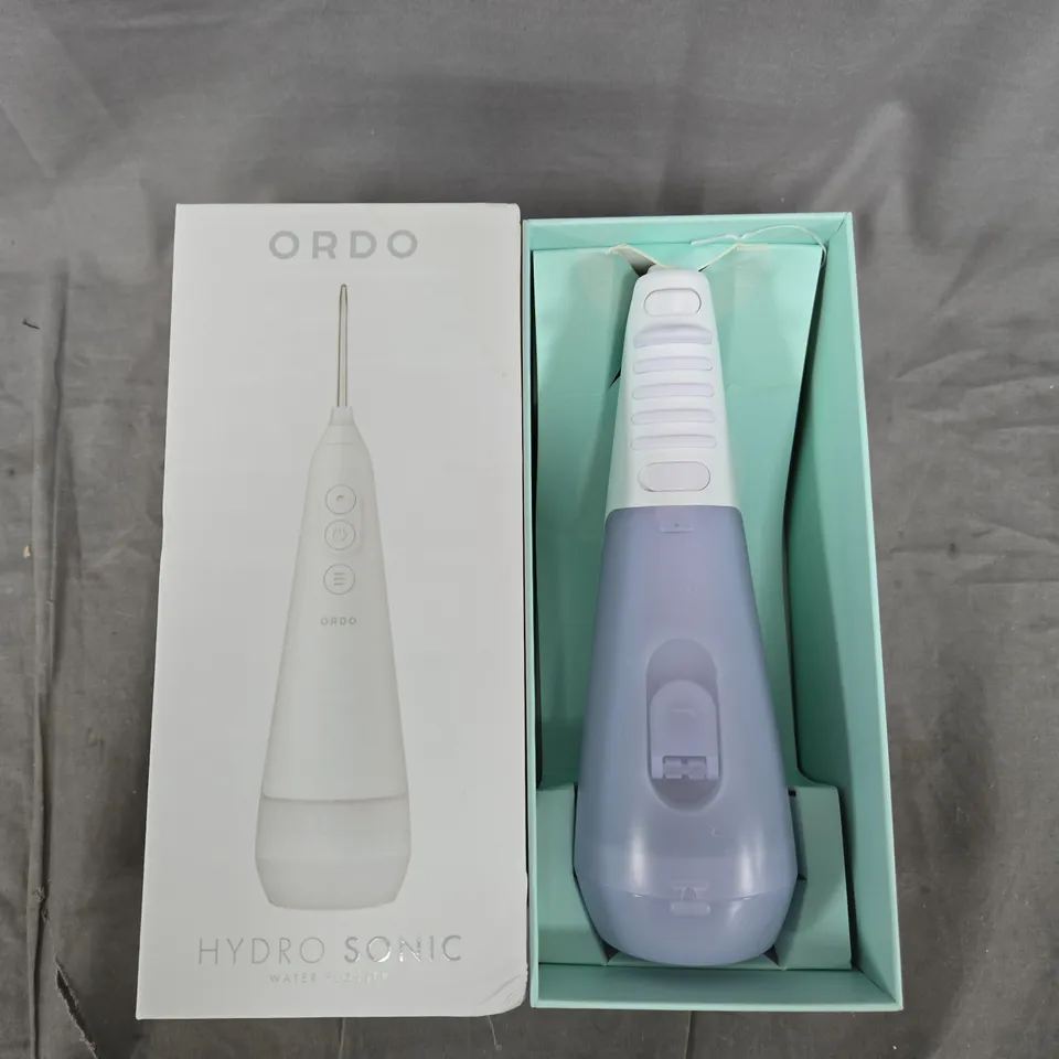 ORDO HYDRO SONIC+ WATER FLOSSER - WHITE/SILVER RRP £59.99
