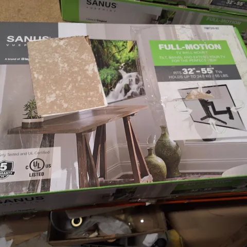 SANUS FULL-MOTION TV WALL MOUNT FOR 32–55 INCH TVS – BOXED FMF319-B2