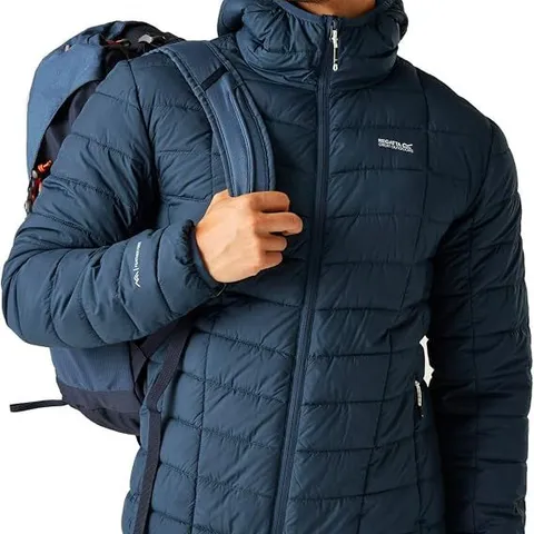 BRAND NEW REGATTA MEN'S ASPER PADDED JACKET IN MOONLIGHT DENIM - SMALL