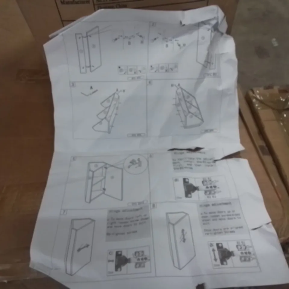 BOXED CORNER SHELVING UNIT