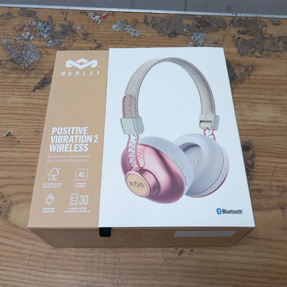 BOXED MARLEY POSITIVE VIBRATION 2 WIRELESS HEADPHONES
