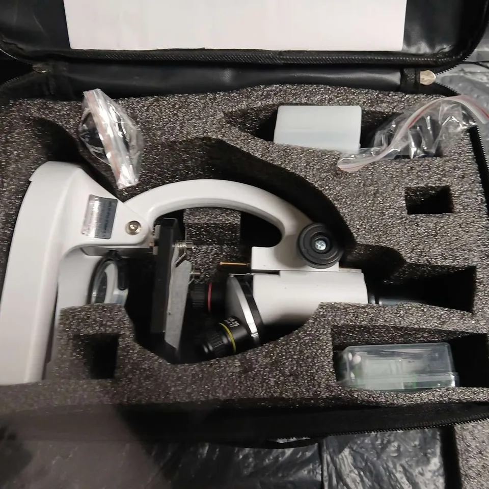 Y-BEAUTY BIOLOGICAL MICROSCOPE – TEACHING MICROSCOPE WITH CASE & ACCESSORY KIT