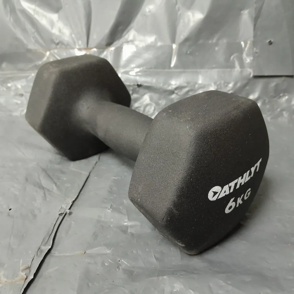 ATHLYT 6kg DUMBBELL IN BLACK