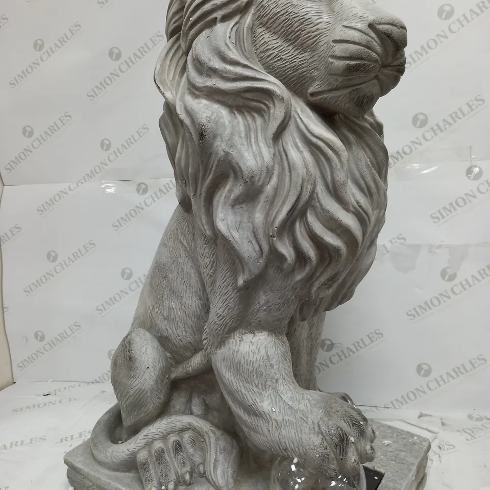 MY GARDEN STORIES LION SCULPTURE