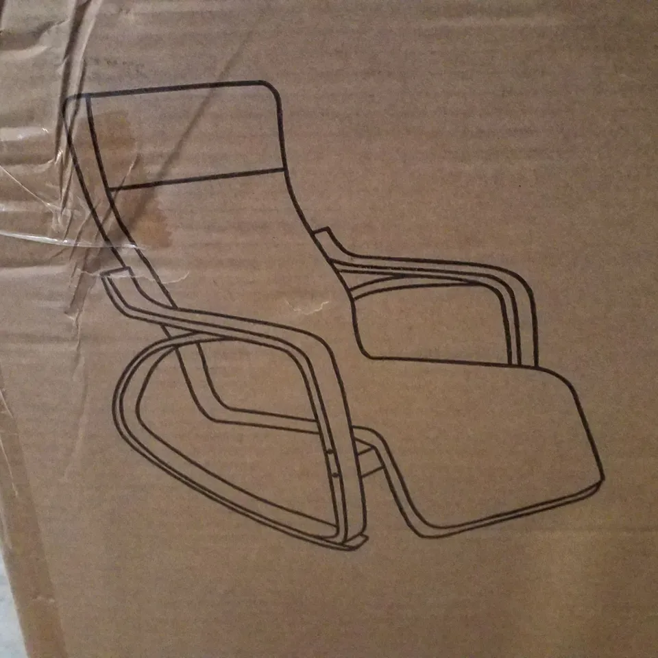 BOXED ROCKING CHAIR - WHITE