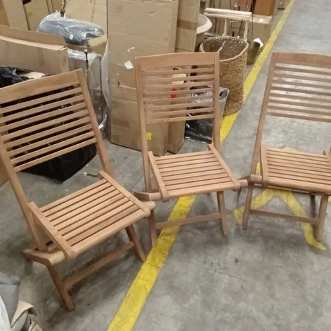 SET OF 3 RIVERINA GARDEN DINING CHAIRS