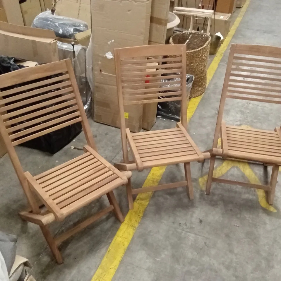 SET OF 3 RIVERINA GARDEN DINING CHAIRS
