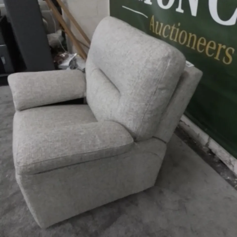 DESIGNER G PLAN MADE SEATTLE AROLA SAND FABRIC ARMCHAIR