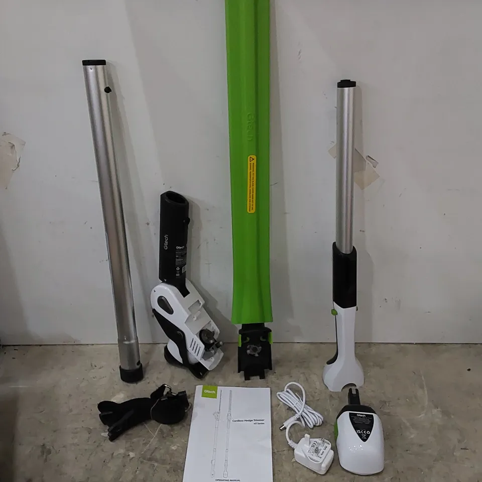 BOXED GTECH CORDLESS HEDGE TRIMMER - MODEL: HT50