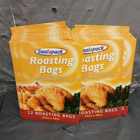 APPROXIMATELY 50 PACKS (12 PER PACK) SEALAPACK ROASTING BAGS
