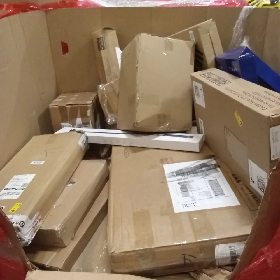 PALLET OF ASSORTED HOUSEHOLD GOODS AND PRODUCTS TO INCLUDE; AUTOMATIC CAT LITTER BOX, WATER DISPENSER, FOOD DEHYDRATOR ETC