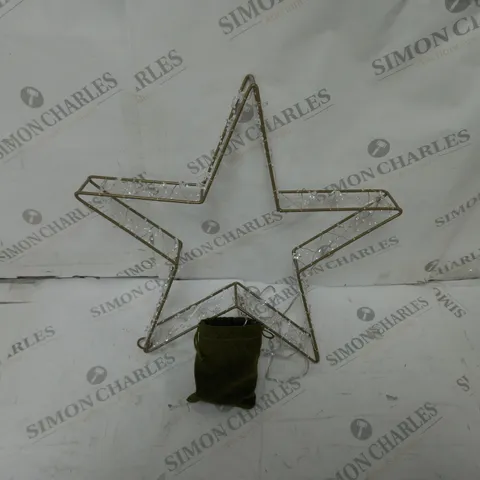 SARA DAVIES PRE-LIT BEADED STAR