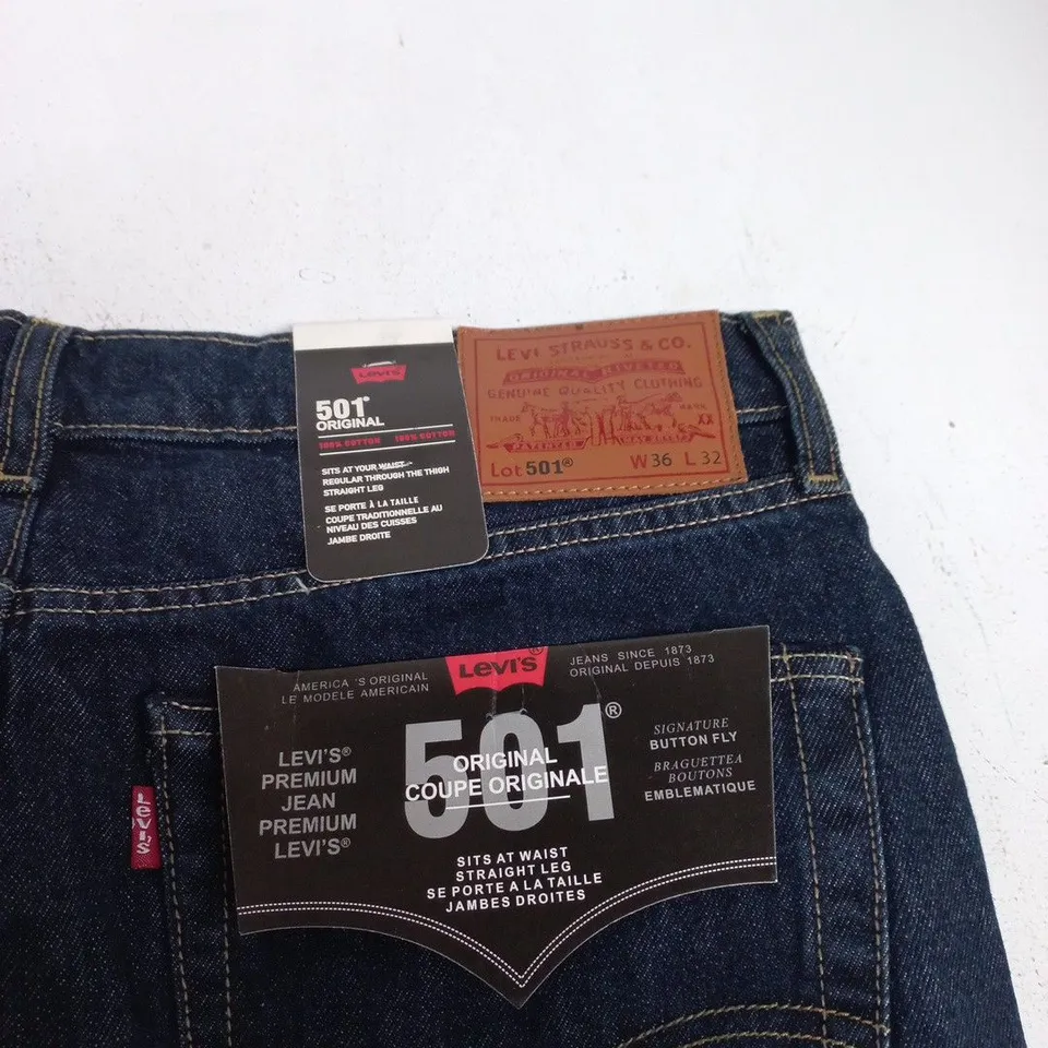 LEVI'S 501 ORIGINAL JEANS – MEN'S, W36 L32