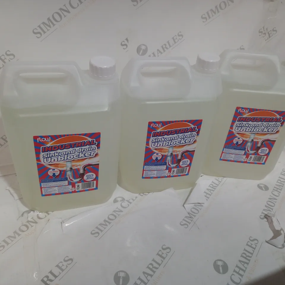 2 ASSORTED INDUSTRIAL SINK AND DRAIN UNBLOCKERS COLLECTION ONLY