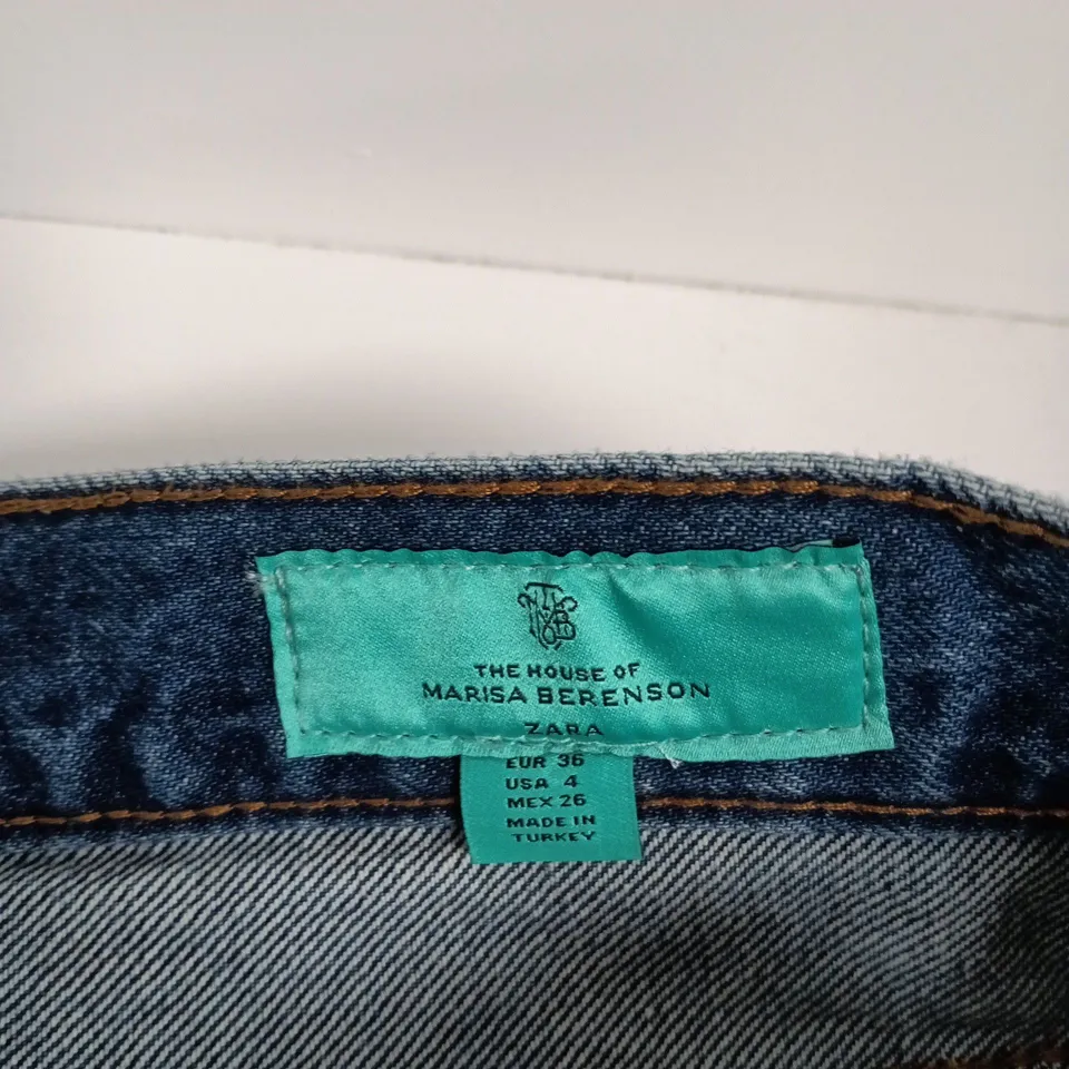ZARA JEANS – THE HOUSE OF MARISA BERENSON COLLECTION, UK 8 (EU 36)