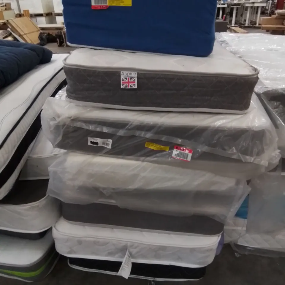 8 X ASSORTED DESIGNER MATTRESSES, SIZES MAY VARY 