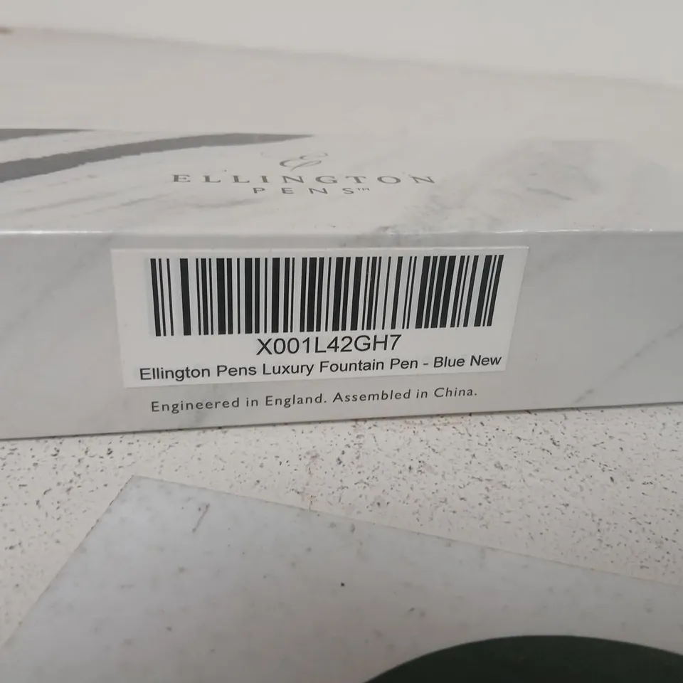 ELLINGTON PENS LUXURY FOUNTAIN PEN – BLUE (NEW)