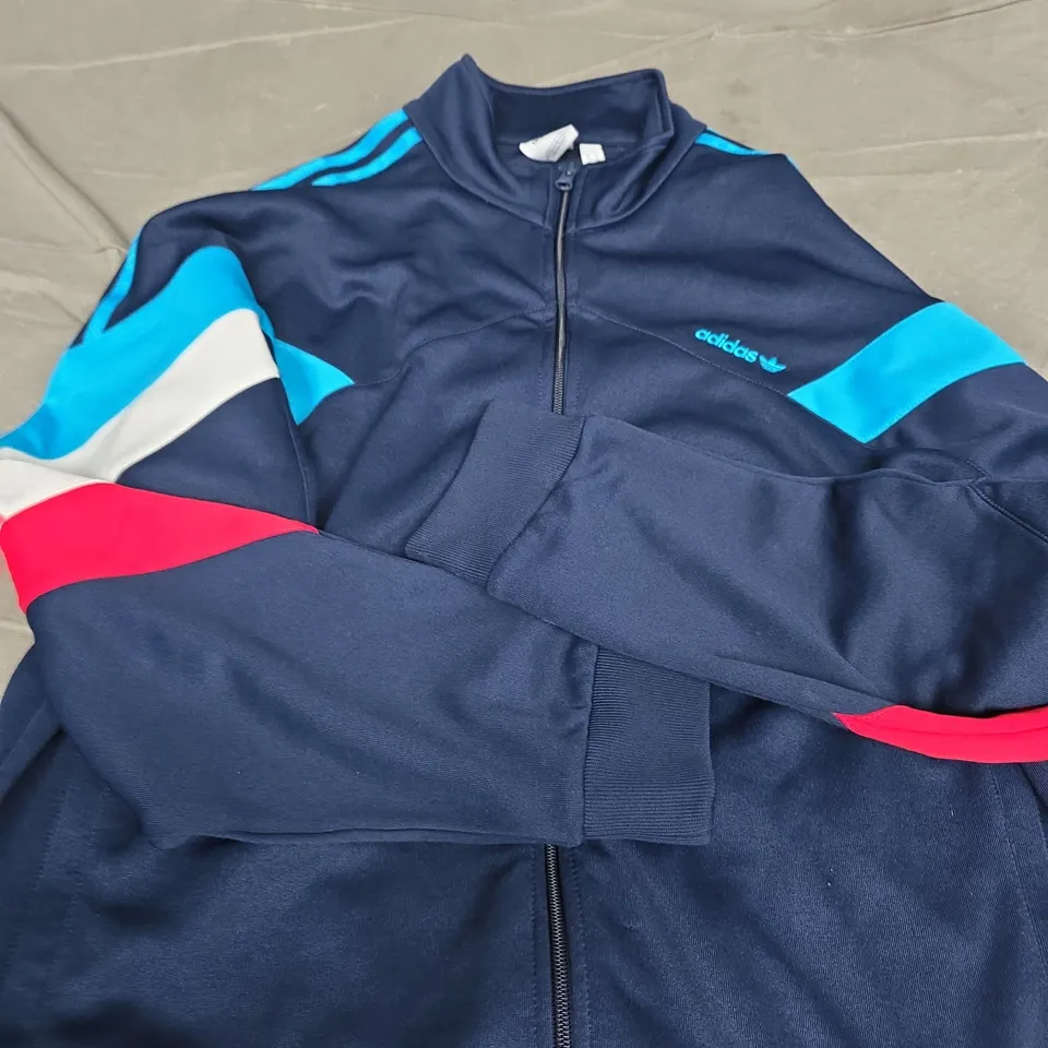 ADIDAS TRACK JACKET – NAVY - L