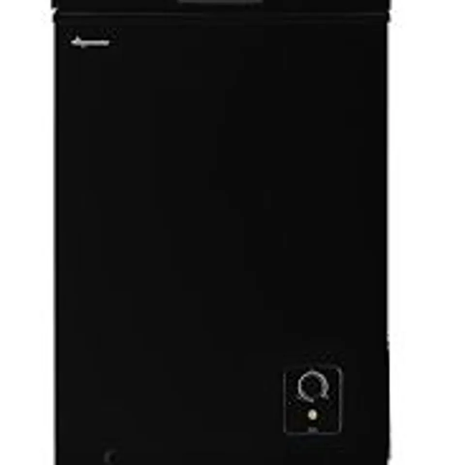 BOXED FRIDGEMASTER MCF96EB STATIC 95L CHEST FREEZER - BLACK
