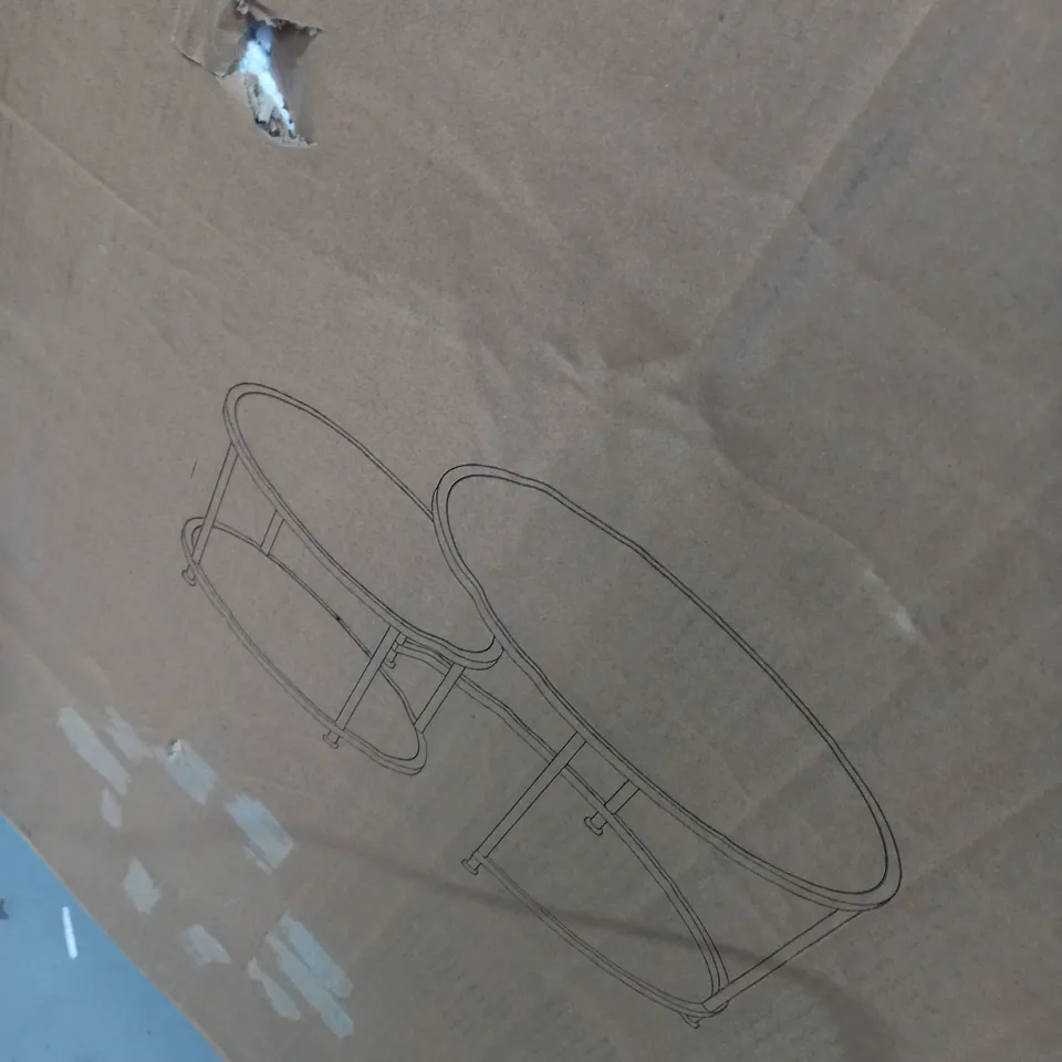 ARUBA COFFEE NEST OF TABLES - COLLECTION ONLY 