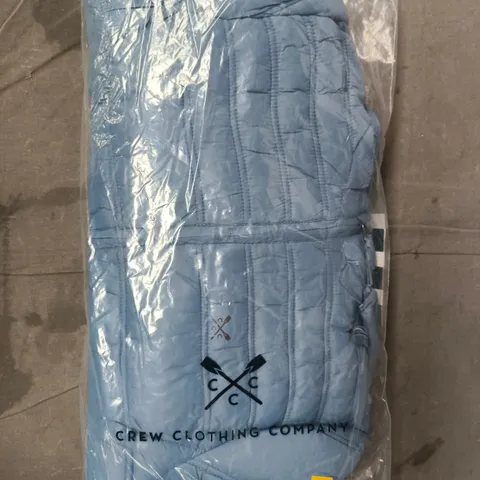 CREW CLOTHING COMPANY LIGHTWEIGHT PADDED JACKET IN BLUE SIZE 14