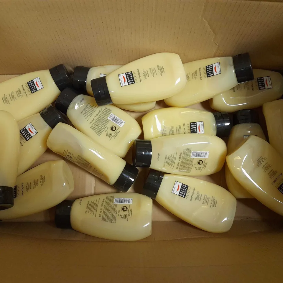 LOT OF APPROX 17 AQUOLINA SHOWER GEL MARZIPAN 300 ML