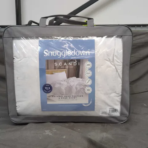 SNUGGLEDOWN SCANDI COLLECTION KING-SIZE NATURAL DUCK FEATHER & DOWN DUVET 10.5 TOG