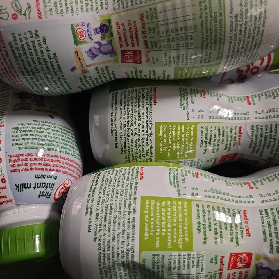 APPROXIMATELY 8 ASSORTED FOOD & DRINK ITEMS TO INCLUDE - COW & GATE FIRST INFANT MILK , HOT HONEY , FIX 8 