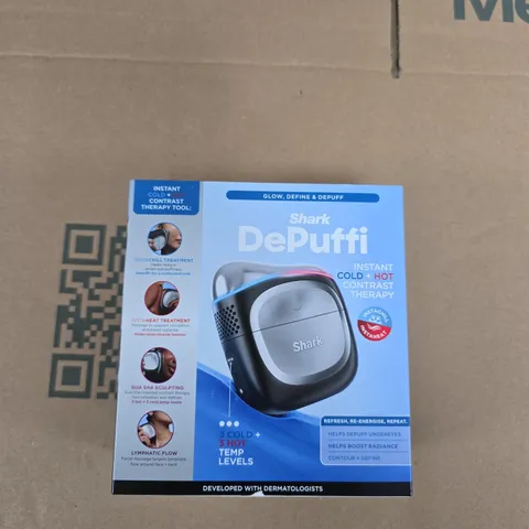 SHARK DEPUFFI INSTANT COLD + HOT THERAPY TOOL – UNDER-EYE PUFFINESS (BOXED)