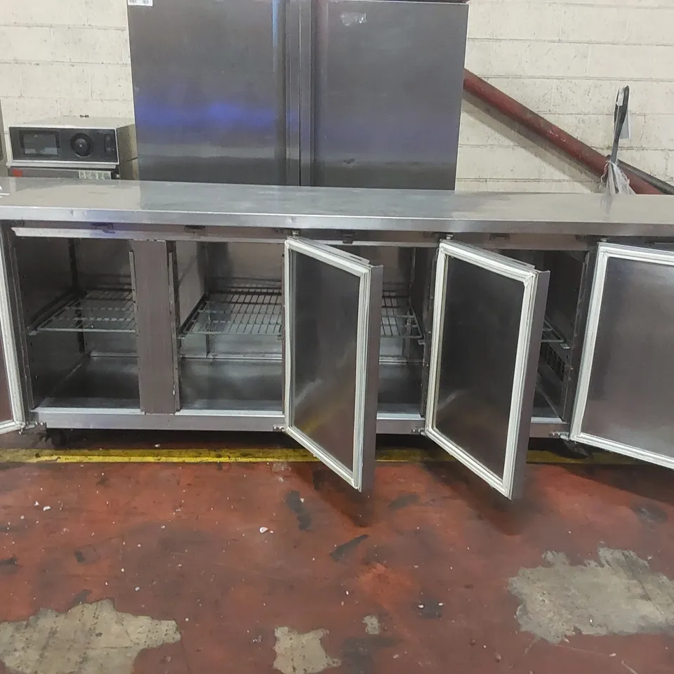 COMMERCIAL 4 DOOR COUNTER FRIDGE CABINET