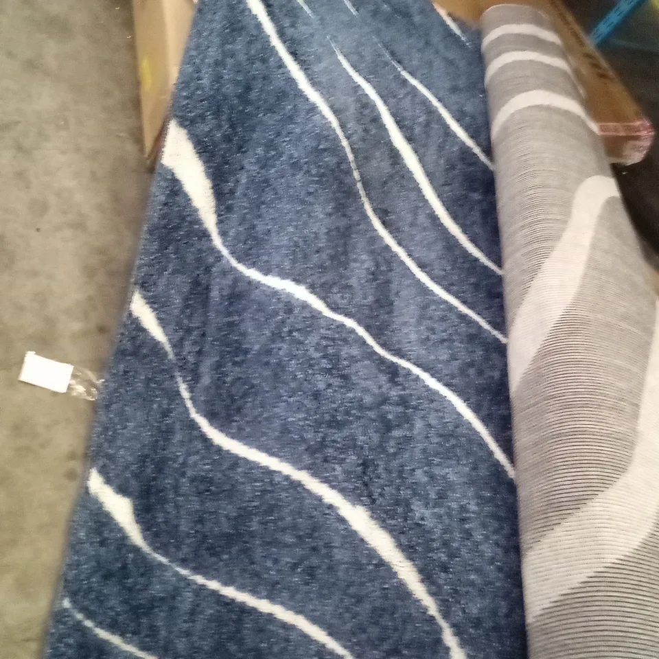 HIBBEN DARK BLUE\BEIGE RUG SIZE UNSPECIFIED