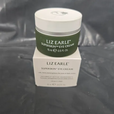 BOXED LIZ EARLE SUPERSKIN EYE CREAM -15ML