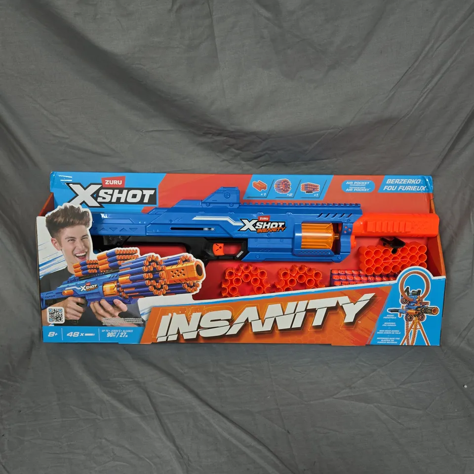ZURU X-SHOT INFINITY BLASTER – BOXED TOY WITH 48 DARTS