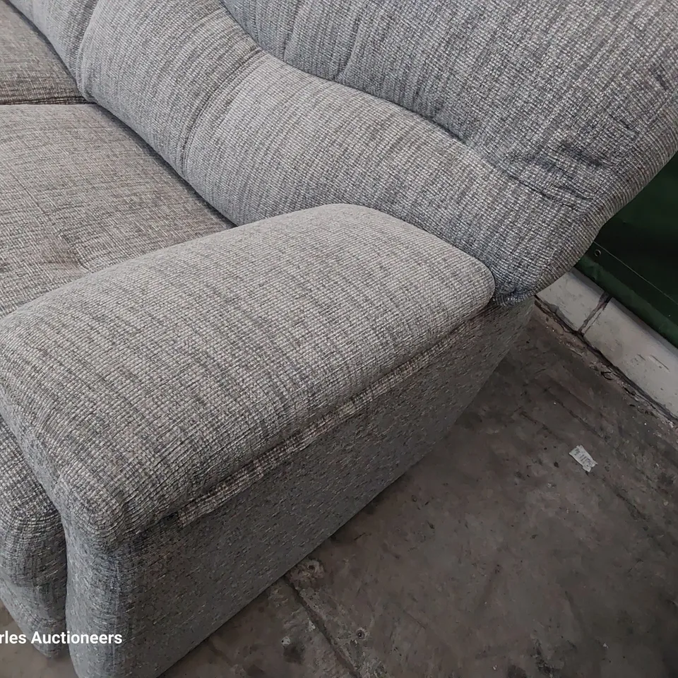 QUALITY BRITISH DESIGNER G PLAN STRATFORD TWO SEATER SOFA COPPICE ASH FABRIC 
