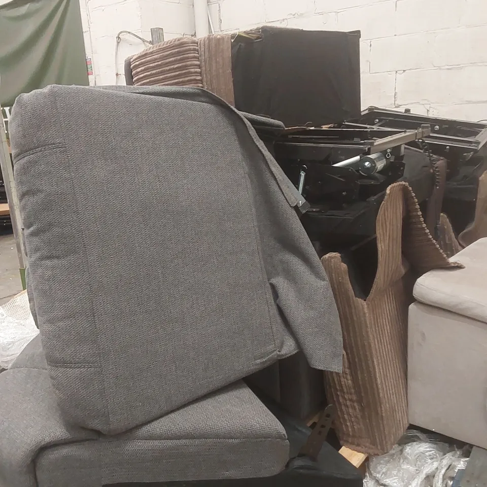 PALLET CONTAINING A LARGE QUANTITY OF ASSORTED SOFA PARTS ECT