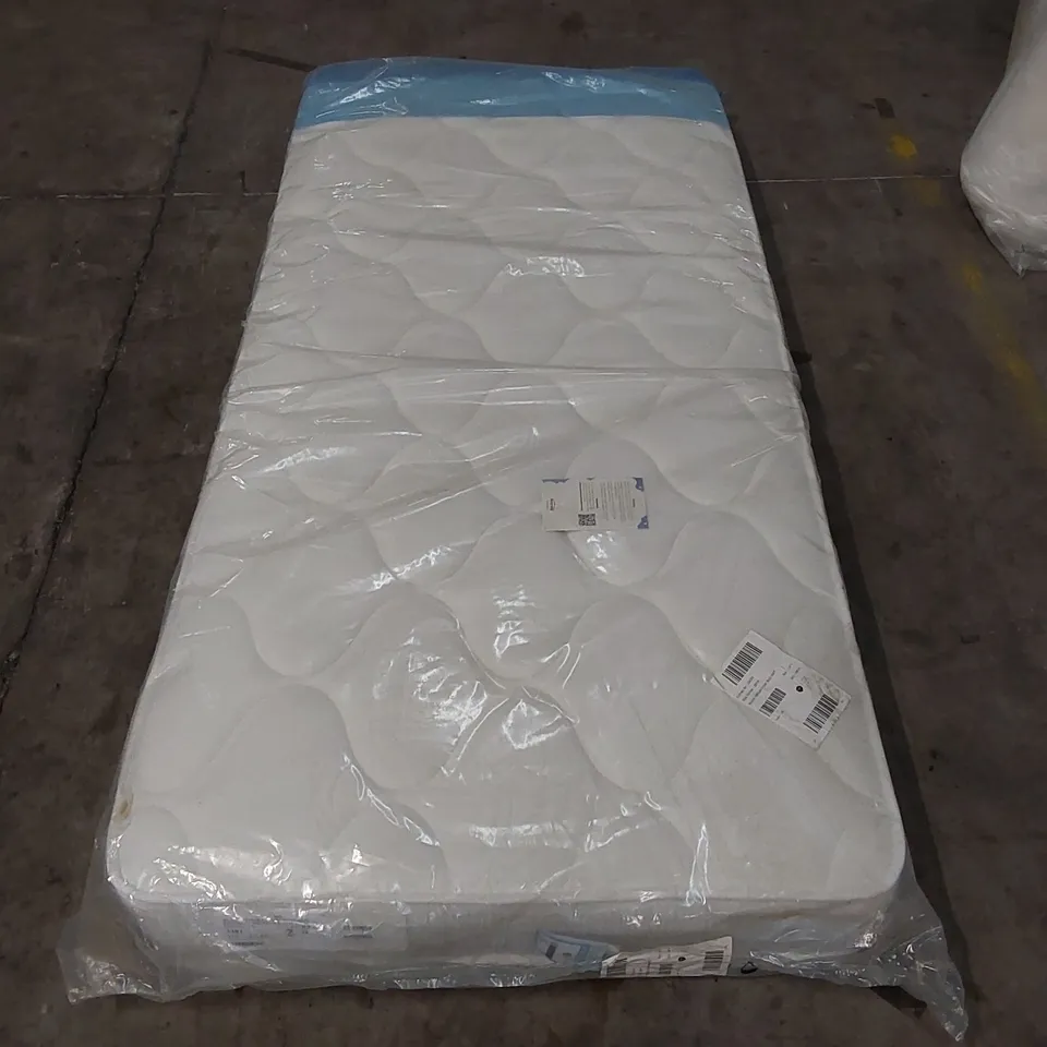 QUALITY BAGGED 3FT SINGLE AIRSPRUNG MEMORY FOAM BUNK MATTRESS RRP £259