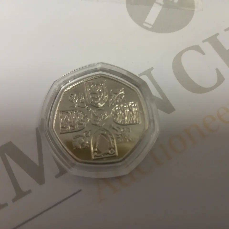 CORONATION OF KING CHARLES III COMMEMORATIVE 50P COIN
