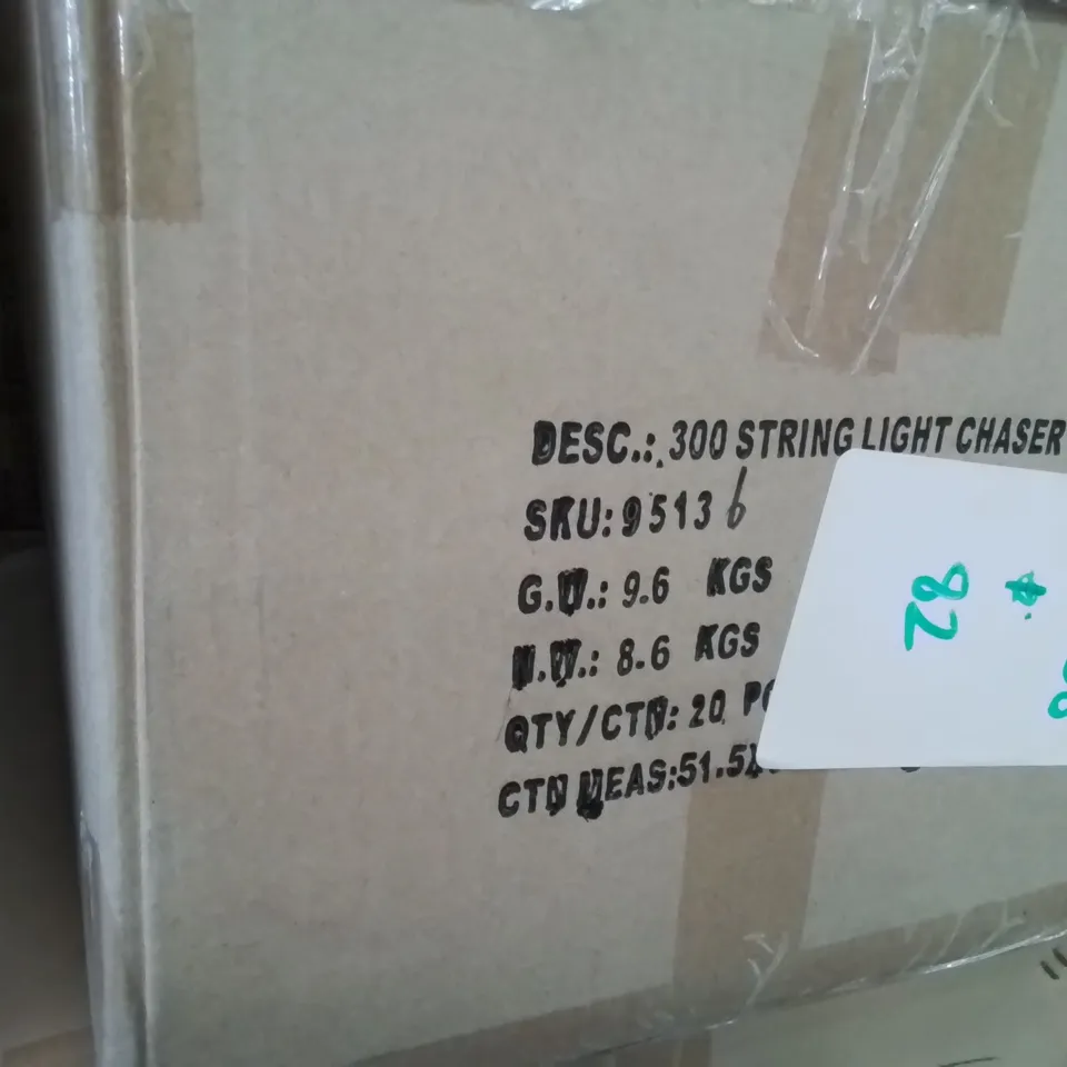 BOXED 300 STRING LIGHT STATIC BLUE APPROXIMATELY 300